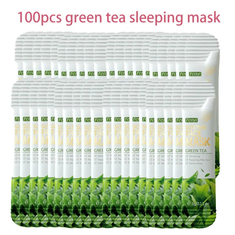100 pcs LAIKOU Moisturizing Sleeping Mask Sakura Snail