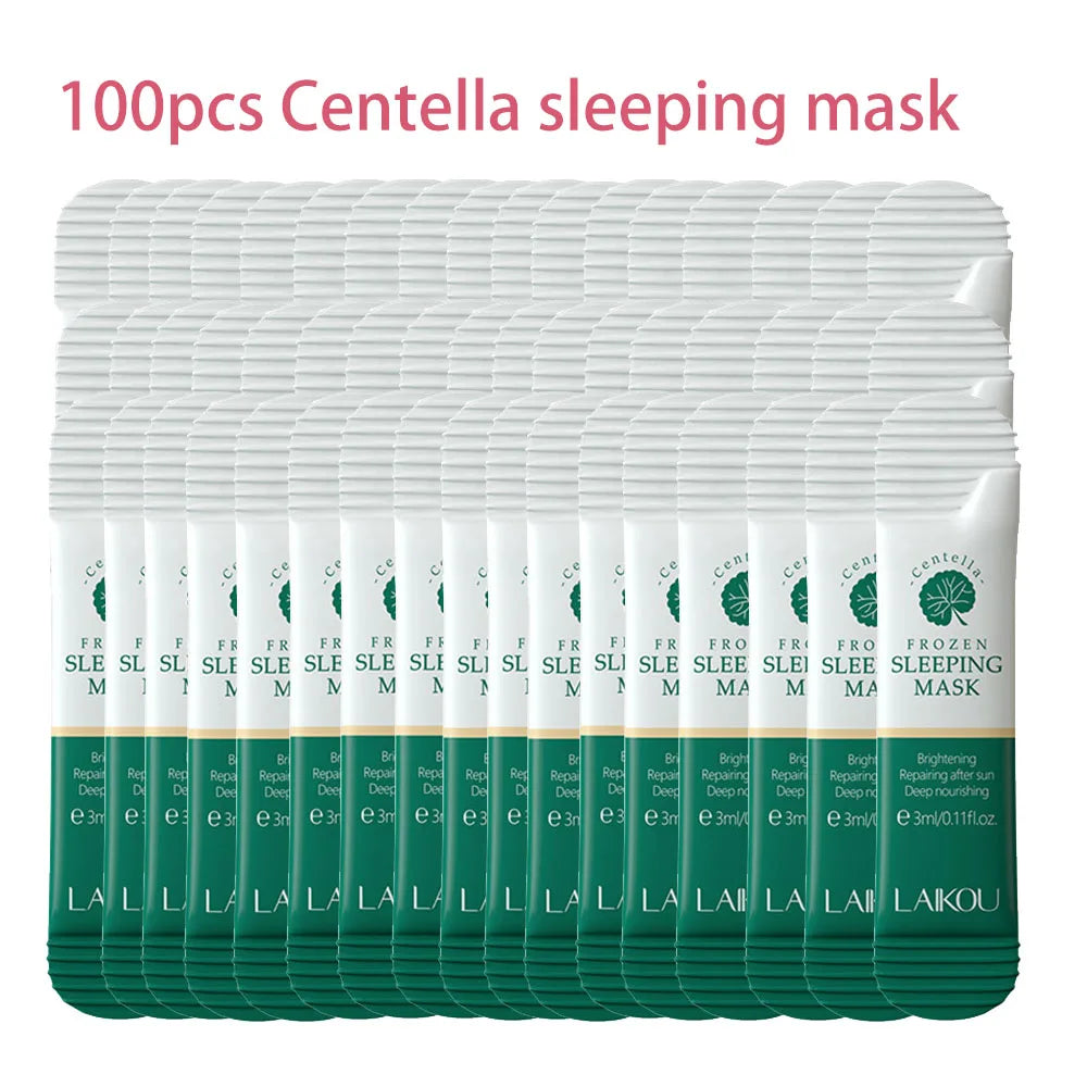 100 pcs LAIKOU Moisturizing Sleeping Mask Sakura Snail
