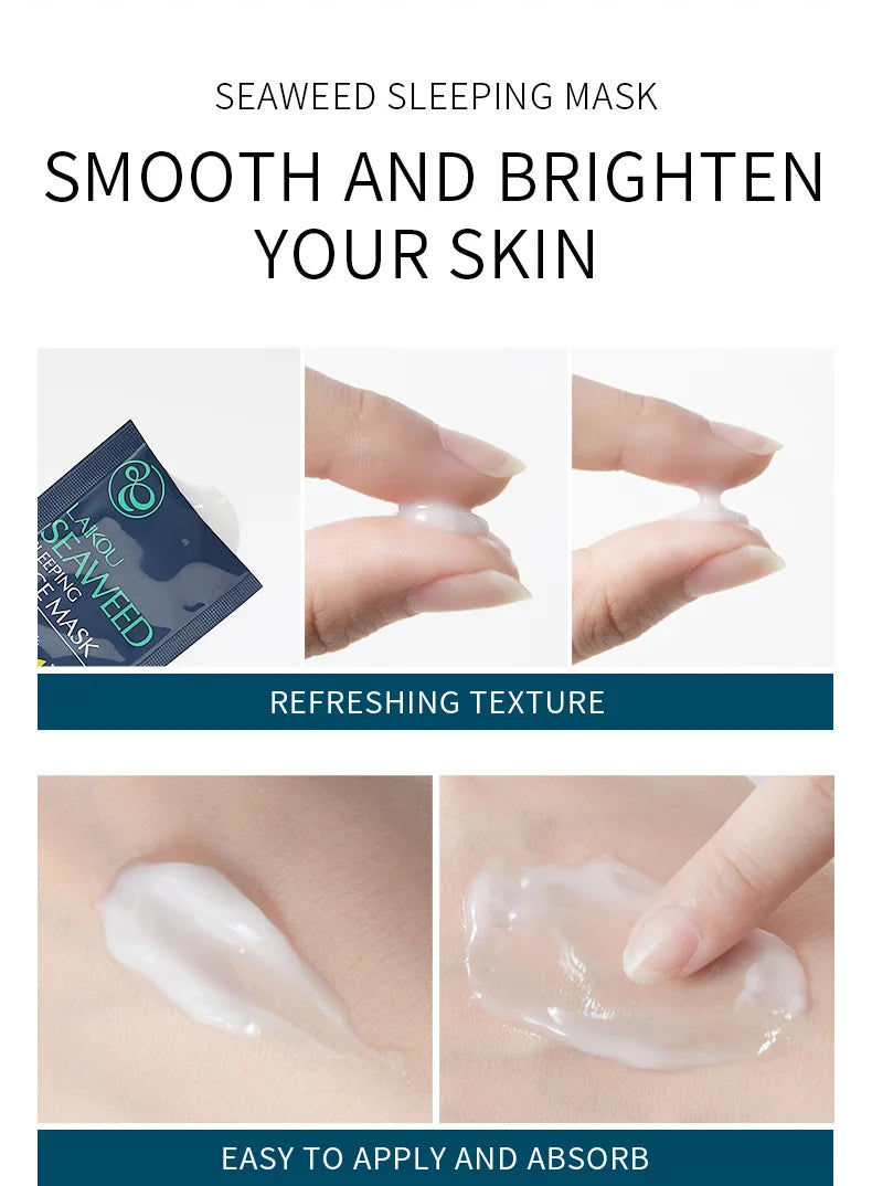 100 pcs LAIKOU Moisturizing Sleeping Mask Sakura Snail