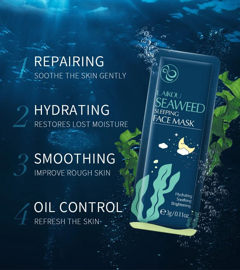 100 pcs LAIKOU Moisturizing Sleeping Mask Sakura Snail