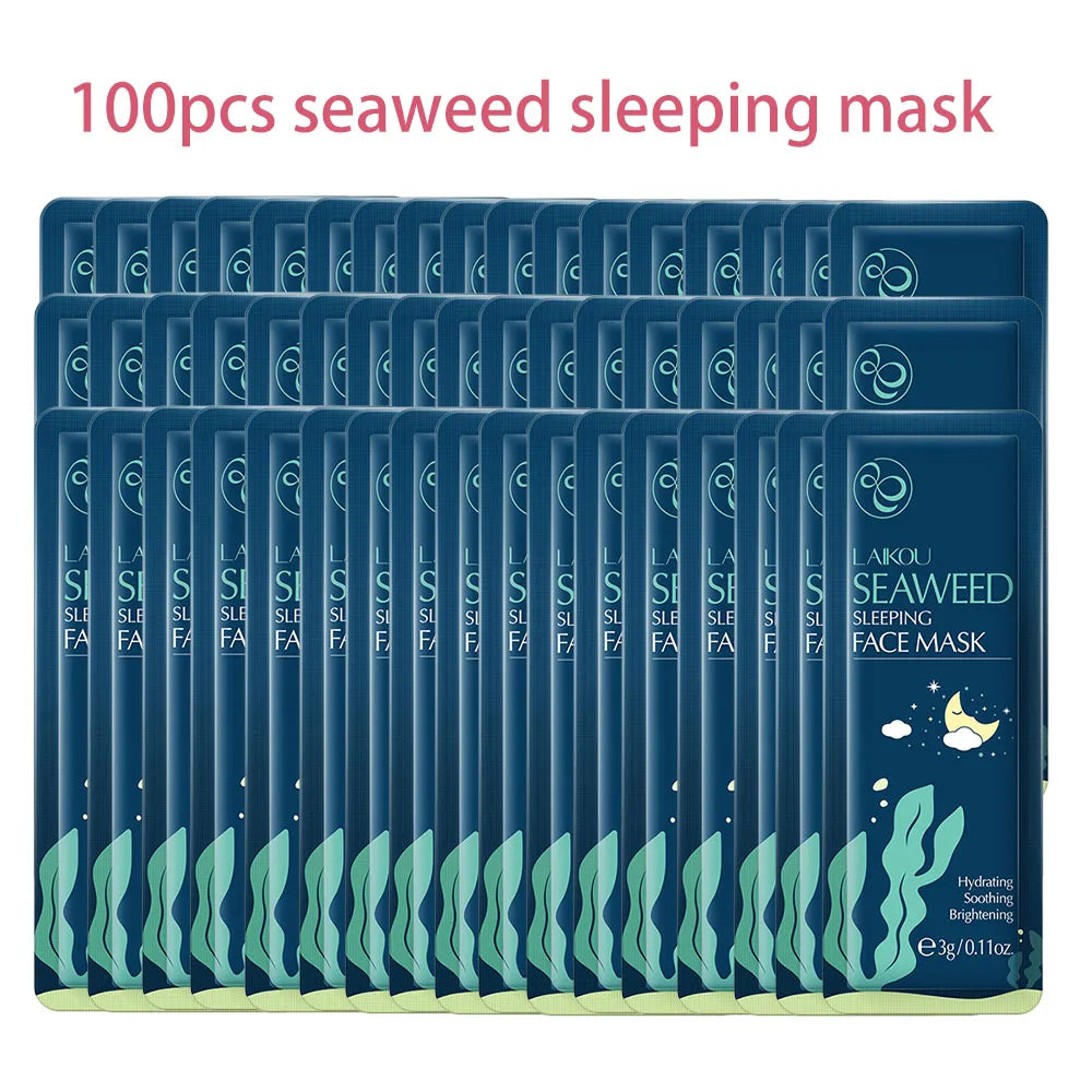 100 pcs LAIKOU Moisturizing Sleeping Mask Sakura Snail