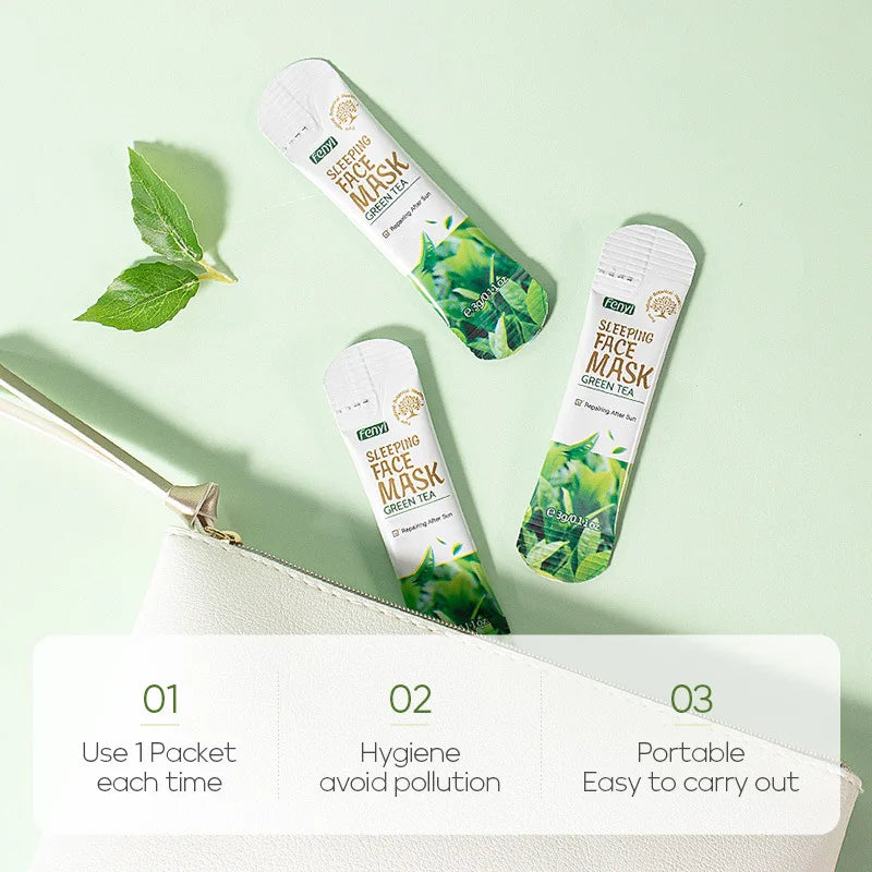 100 pcs LAIKOU Moisturizing Sleeping Mask Sakura Snail