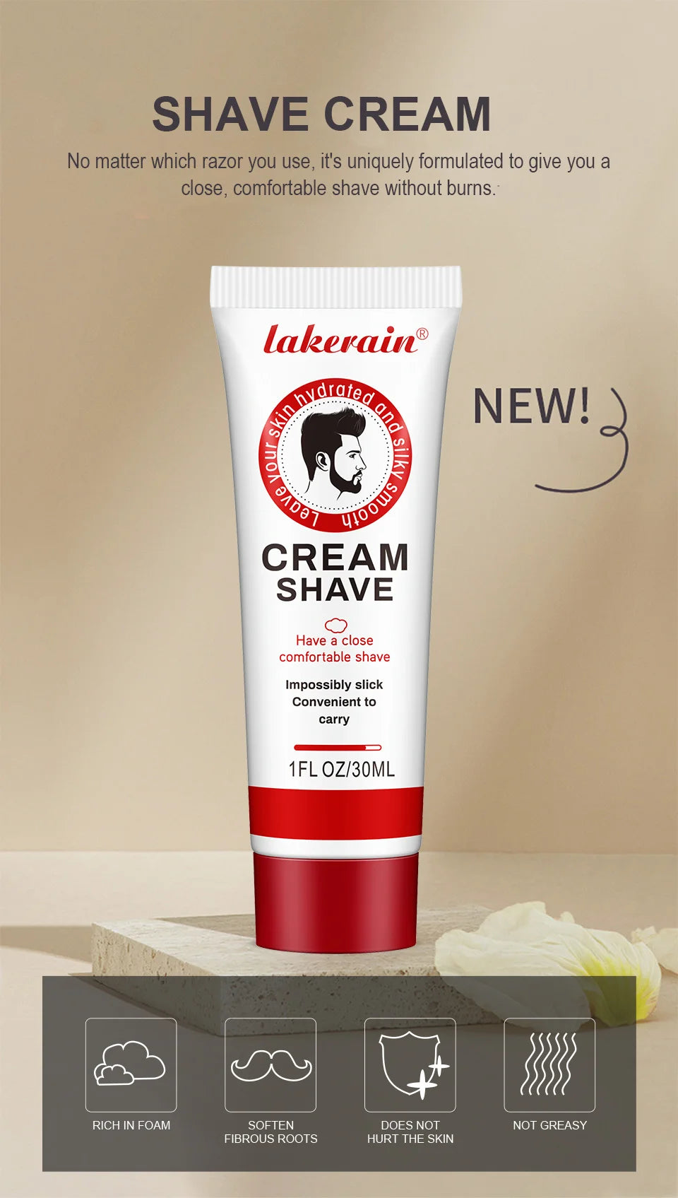 Hydrating Mens Shaving Cream Comfortable