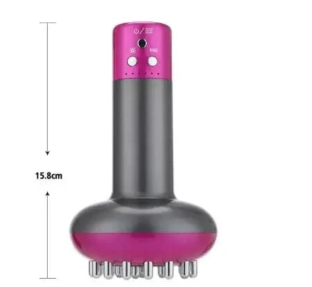 Electric Scraping Instrument with 6-speed Adjustable Cupping and Timed Design for Whole Body Dredging and Massage